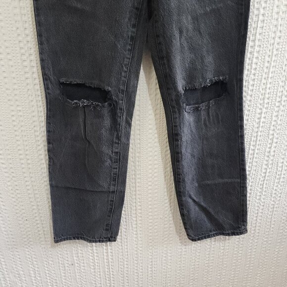 PacSun Black Distressed Dad Jeans Women's Size 26 - Picture 6 of 14
